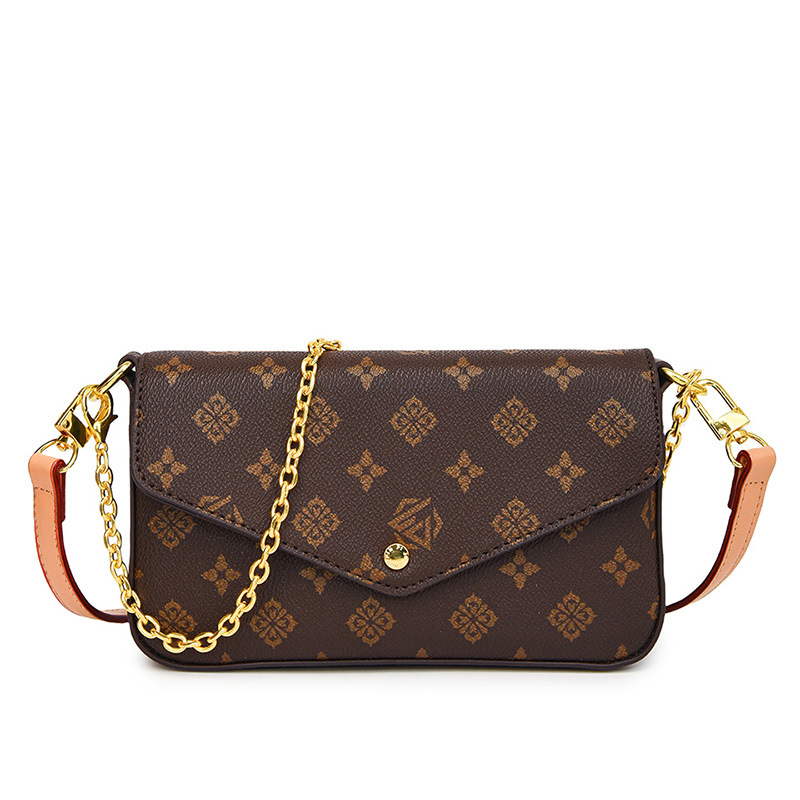 Luxury Bags Lv - Bolso Bandolera con Estampado de Bloques