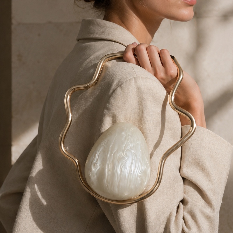 Luxury Bags Mini - Bolso de mano mini de acrílico