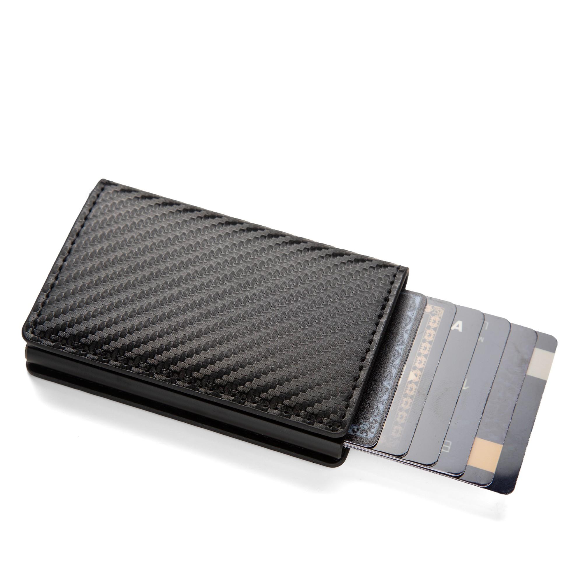 Luxury Bags Lv - Tarjetero antirrobo RFID, cartera minimalista, tarjetero