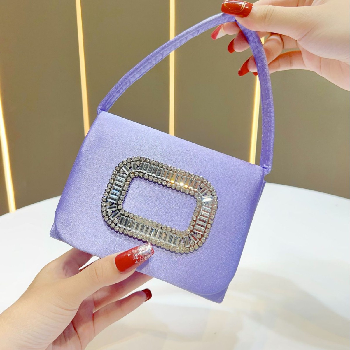 Mini bolso cuadrado de lujo pa - Luxury Bags Mini reseña y precio