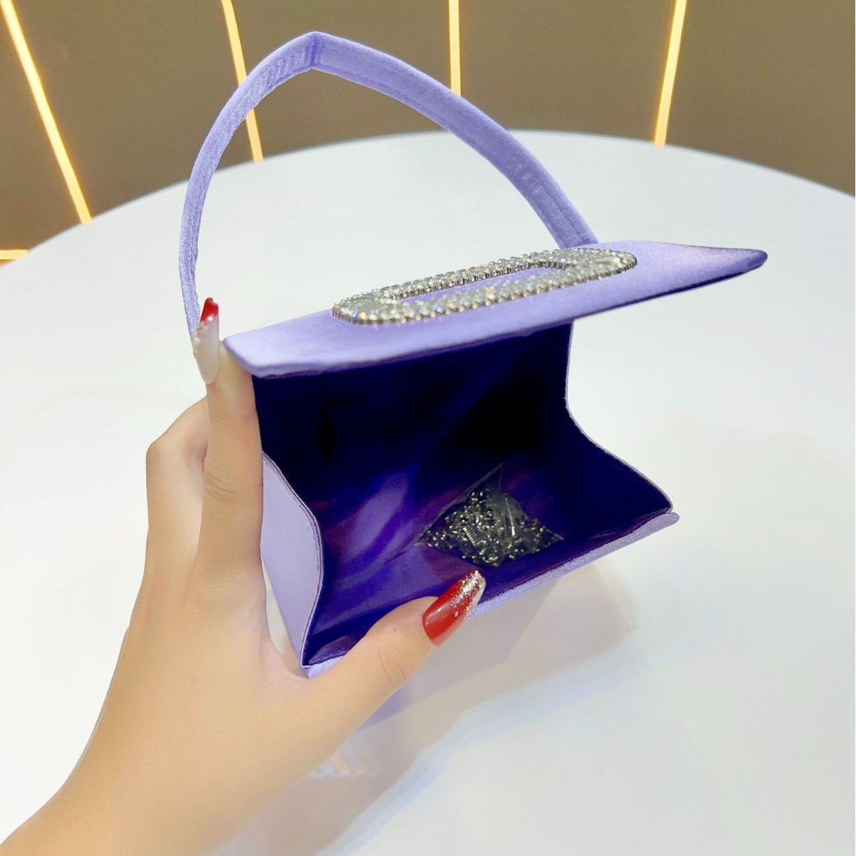 Mini bolso cuadrado de lujo pa - Luxury Bags Mini reseña y precio