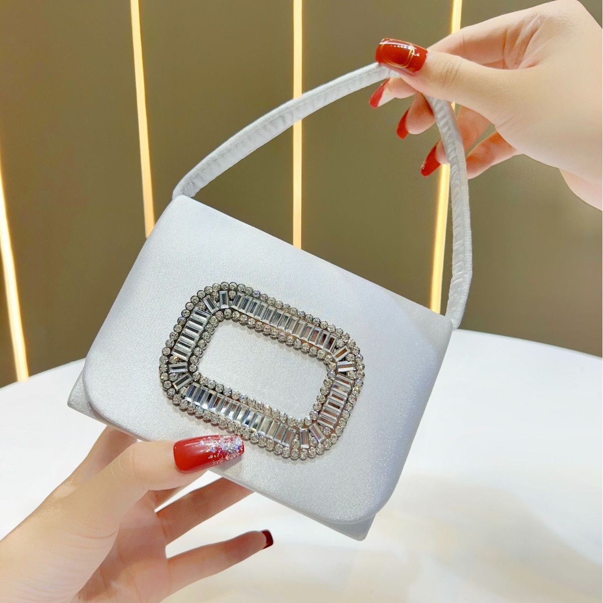 Mini bolso cuadrado de lujo pa - Luxury Bags Mini reseña y precio