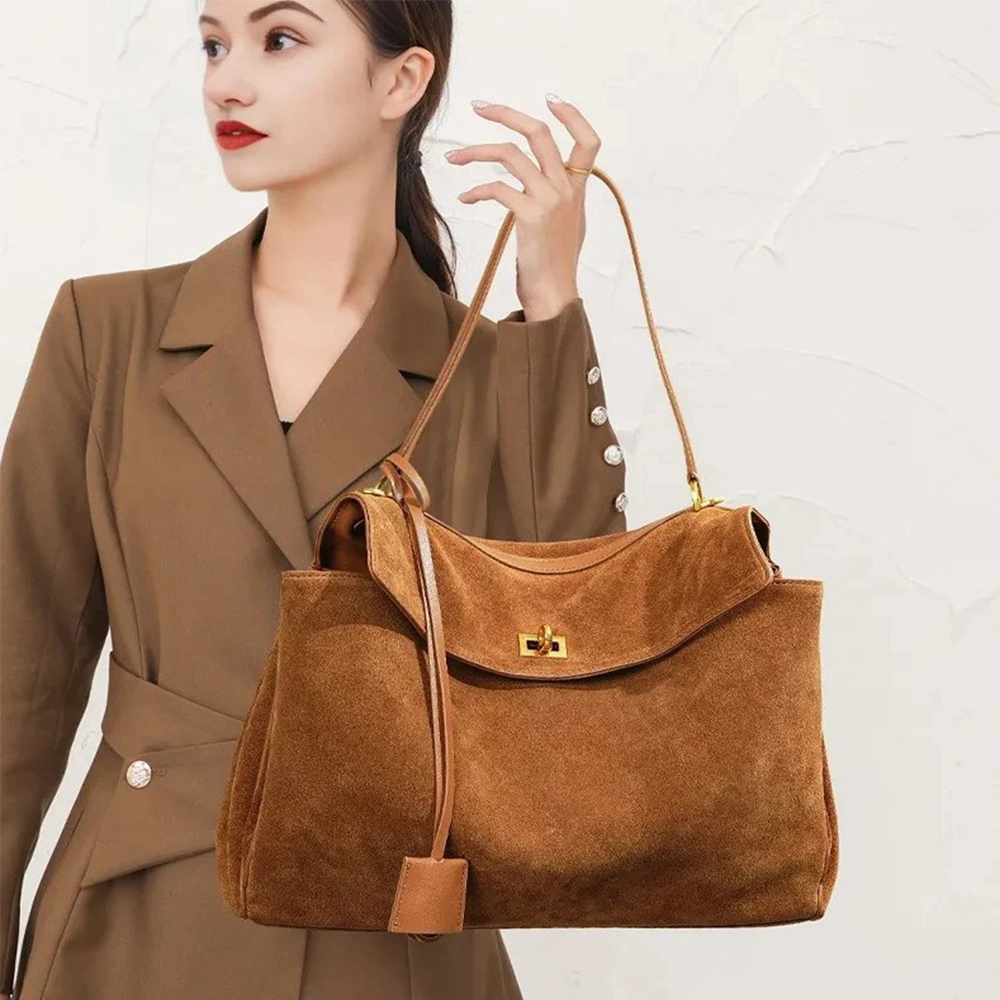Bolso de Mano de Cuero Genuino - Luxury Bags Tote reseña y precio