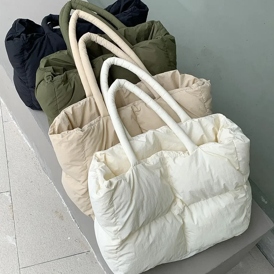 Bolso de mano acolchado de alg - Luxury Bags Tote reseña y precio