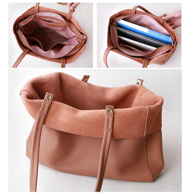 Bolso de mano de cuero genuino - Luxury Bags Tote reseña y precio