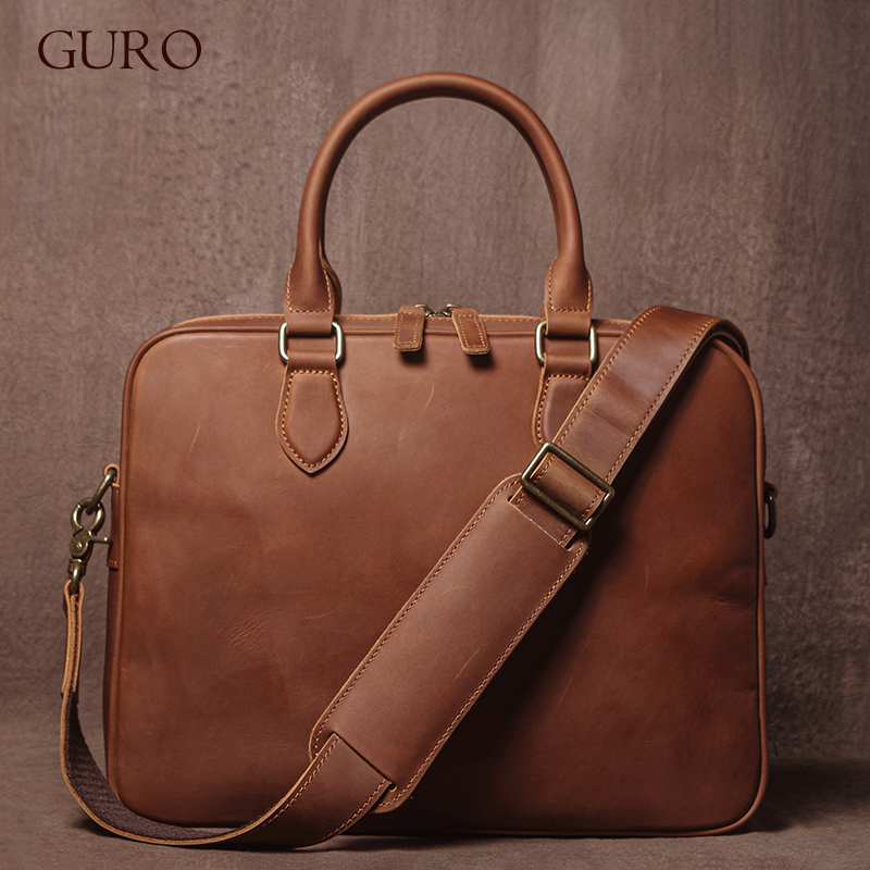 GURO-maletín de piel de vaca C - Luxury Bags Tote reseña y precio
