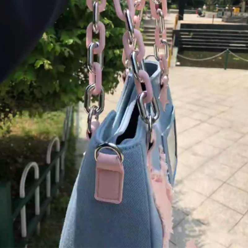 Bolso de hombro de mezclilla p - Luxury Bags Tote reseña y precio