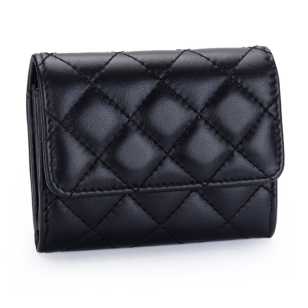 Tarjetero acolchado de piel de - Luxury Bags Names reseña y precio